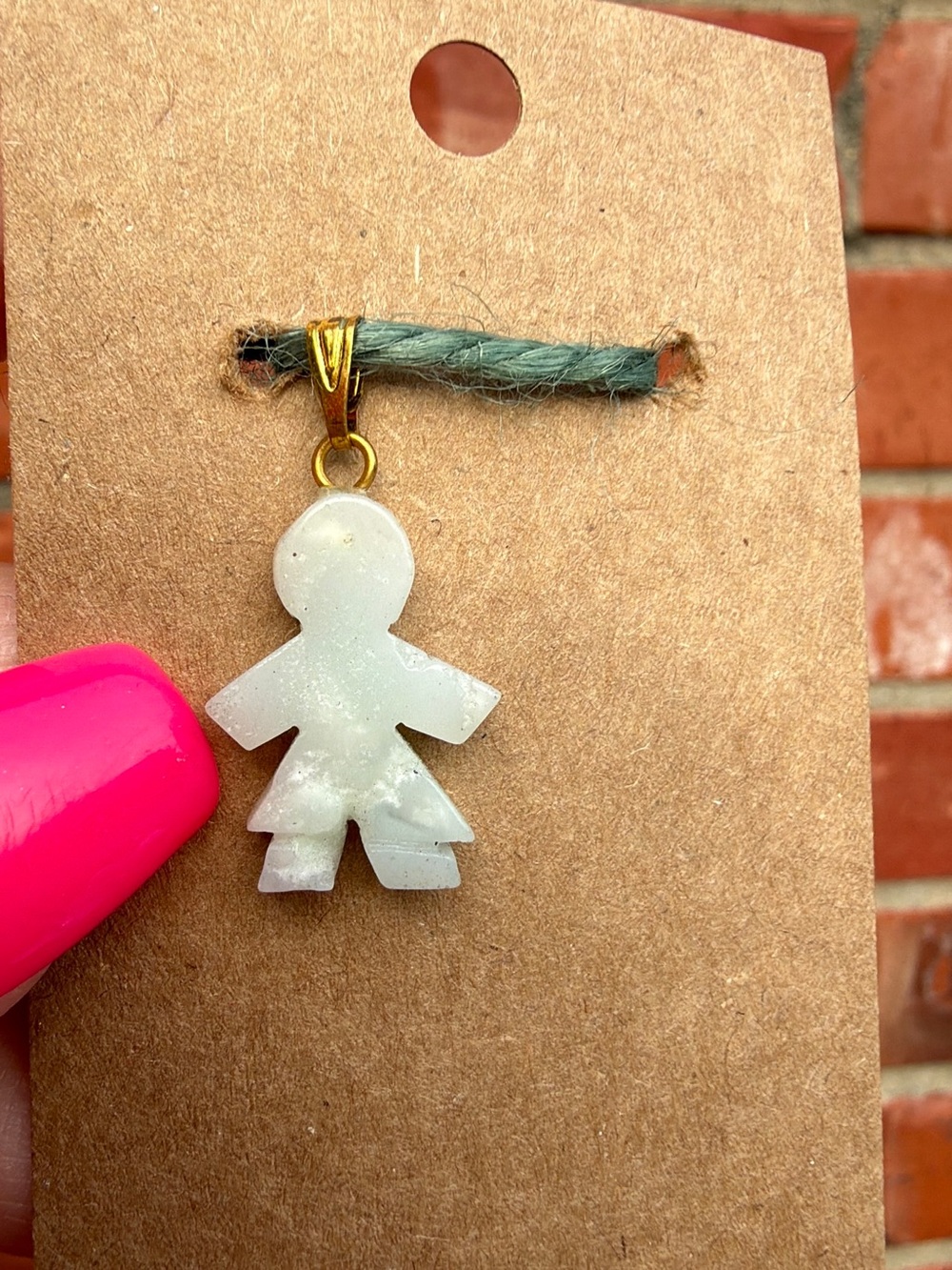 Calcite person Pendant